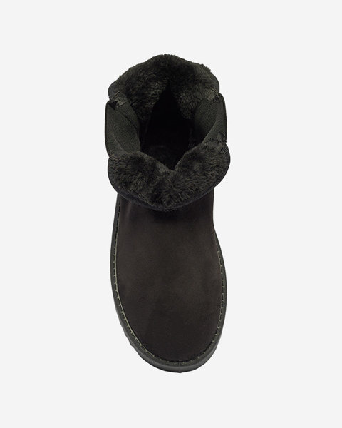 Чорні жіночі зимові черевики Gavi