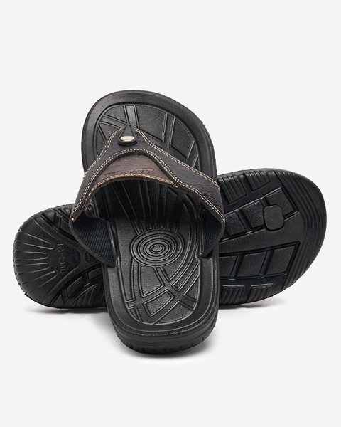 Чорні зручні чоловічі босоніжки Madeni - Взуття