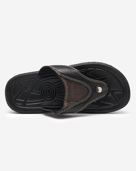 Чорні зручні чоловічі босоніжки Madeni - Взуття