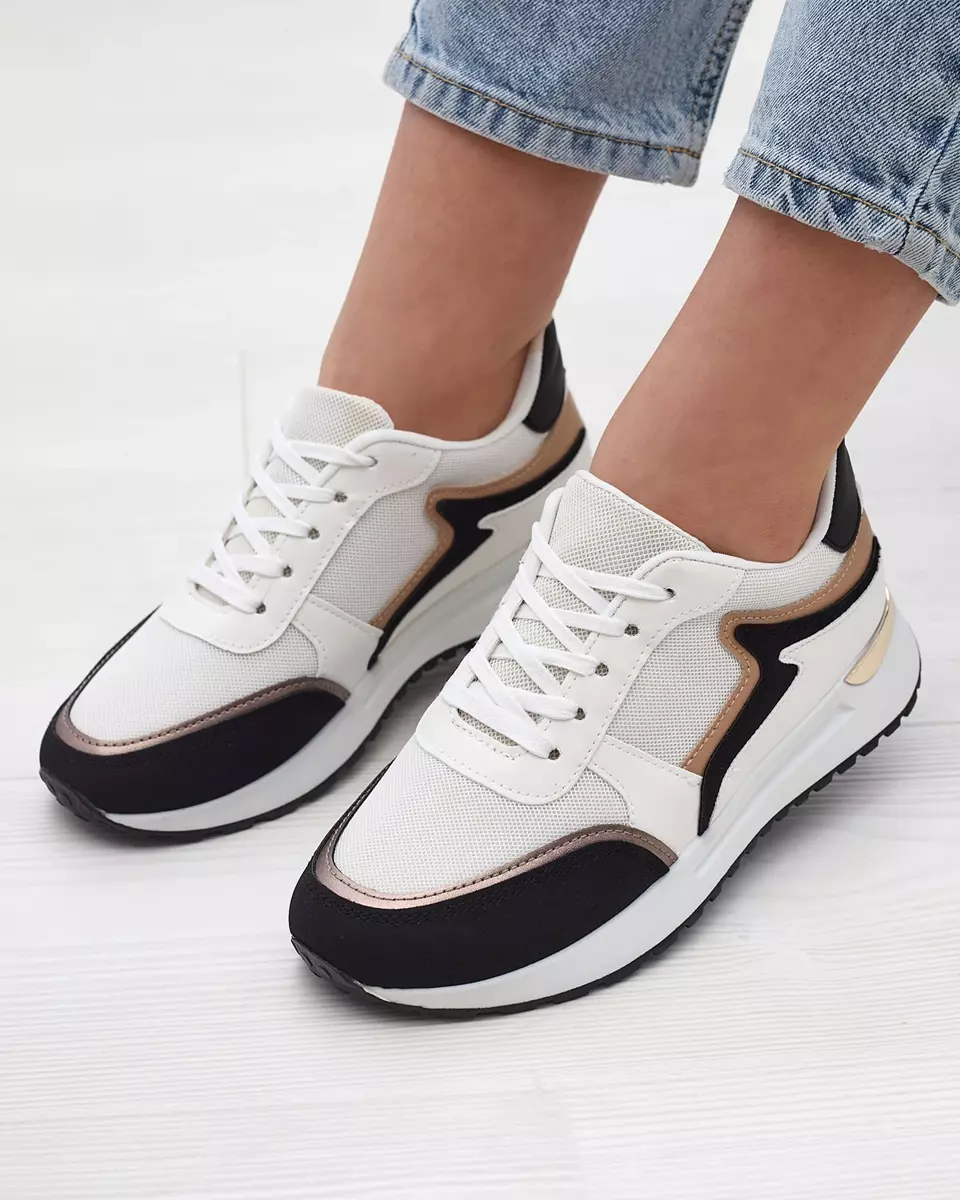 Чорно-білі жіночі спортивні кросівки Vegris - Взуття