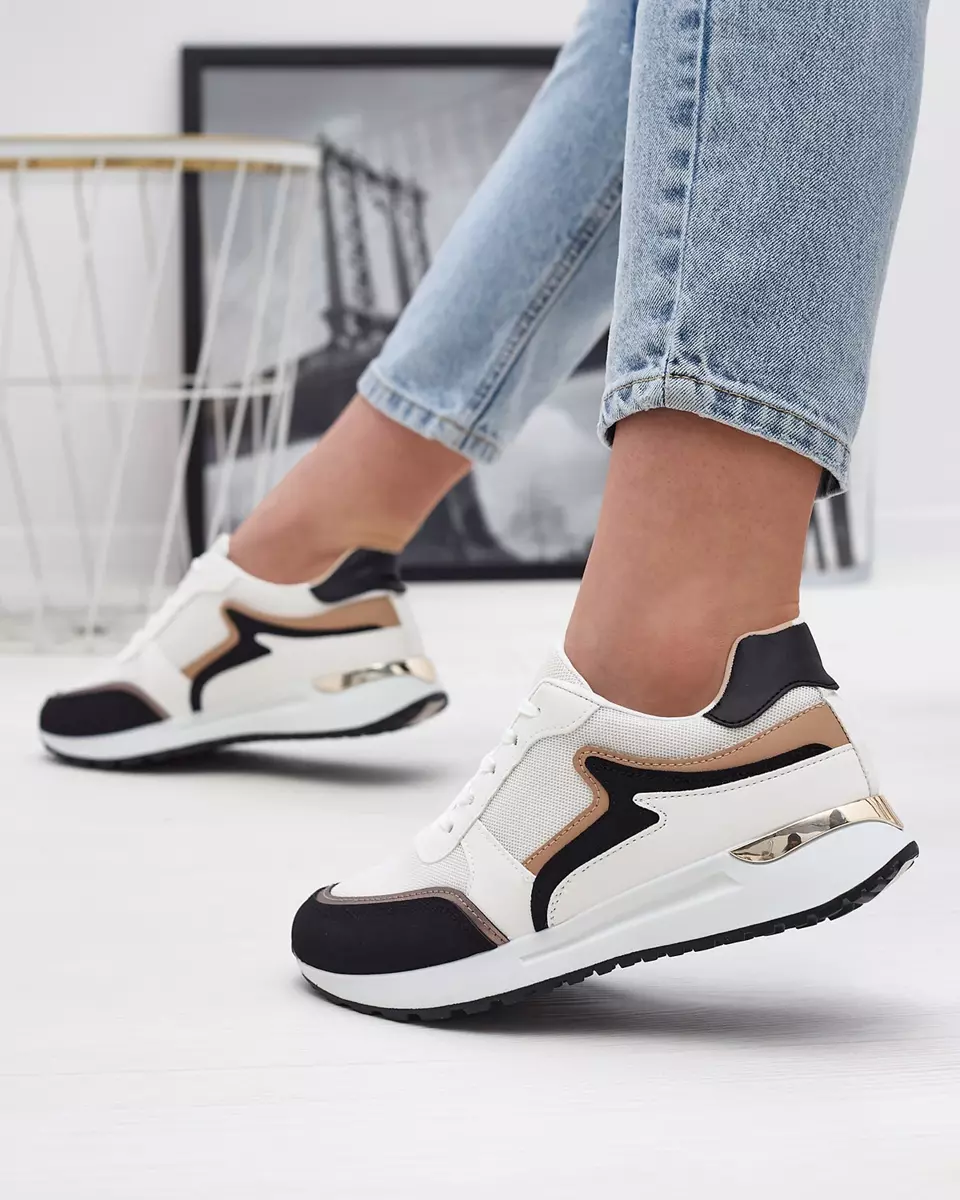 Чорно-білі жіночі спортивні кросівки Vegris - Взуття