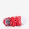 Дитячі червоні кросівки з сердечками Jacura - Взуття