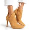 Коричневі жіночі черевики на шпильці Cyrena - Взуття