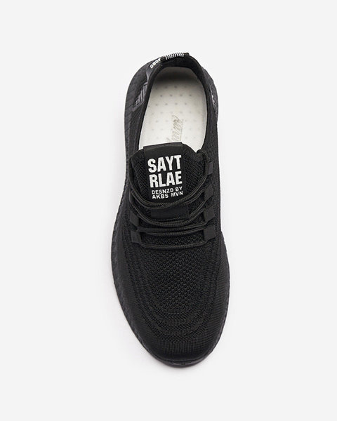 OUTLET Чоловічі спортивні туфлі чорного кольору Tericas- Взуття