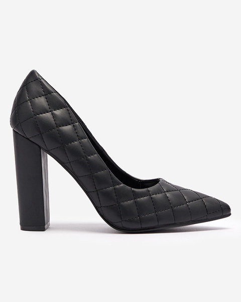 OUTLET Чорні жіночі туфлі-човники з тисненням Torosa- Footwear