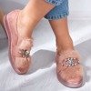 OUTLET Рожеві туфлі з кубічними цирконіями Vista - Взуття