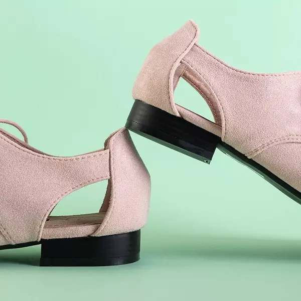 OUTLET Рожеві жіночі туфлі з вирізами Фея - Взуття