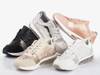 OUTLET Срібне спортивне взуття з оздобленням зміїної шкіри Obsession - Взуття
