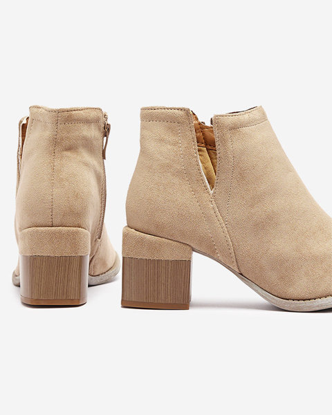 OUTLET Світло-коричневі жіночі черевики з вирізами від Geransa - Взуття