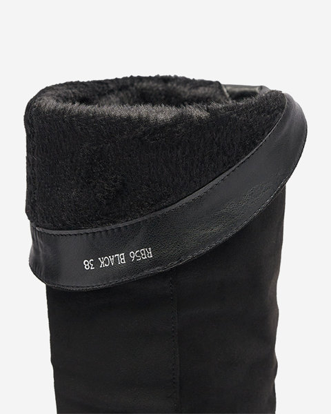 OUTLET Жіночі черевики на шпильці чорного кольору Clawii-Footwear
