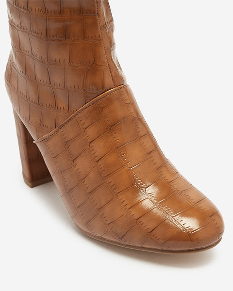OUTLET Жіночі черевики верблюжого кольору Mastiu- Взуття