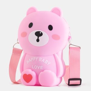 Рожева сумочка у вигляді ведмедика