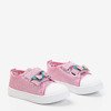 Рожеві мерехтливі дитячі кросівки Zeus - Взуття 1