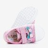 Рожеві мерехтливі дитячі кросівки Zeus - Взуття 1