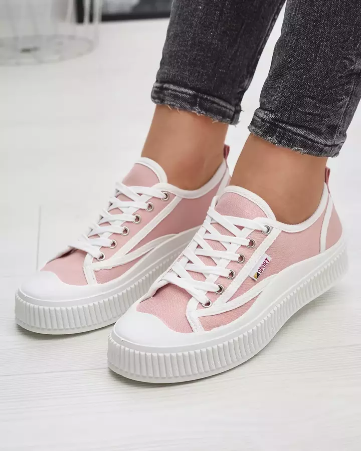 Рожеві жіночі кросівки Scola-Shoes
