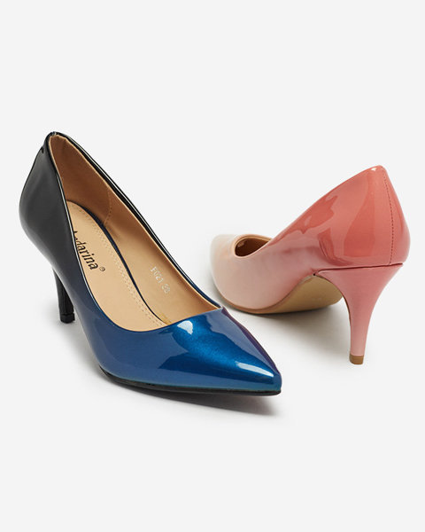 Сині жіночі туфлі-човники омбре Larima- Footwear