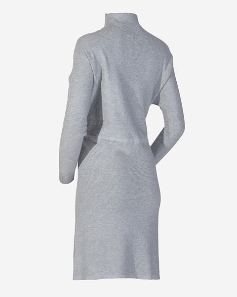 Сіра жіноча сукня-светр - Одяг