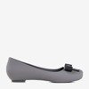 Сірі жіночі гумові чоботи на прихованому клині Rasilia - Взуття 1