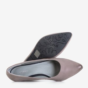 Сірі жіночі туфлі від Matea- Взуття