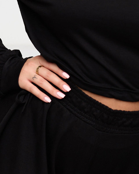 Спортивний жіночий спортивний комплект чорного кольору - Одяг