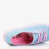 ВИХІД Світло-блакитні кросівки з рожевими шнурками Фіксатори - Взуття