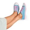 ВИХІД Світло-блакитні кросівки з рожевими шнурками Фіксатори - Взуття