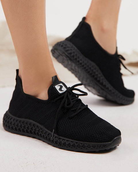 Жіноче спортивне взуття чорного кольору Nemas- Footwear