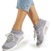 Жіноче світло-сіре спортивне взуття Litia - Взуття