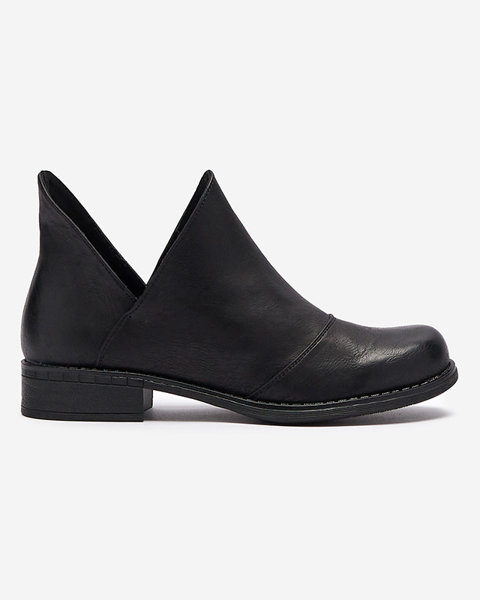Жіночі черевики з екошкіри чорного кольору Nafres- Footwear