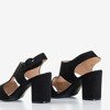 Жіночі чорні ажурні босоніжки на пості Cytuss - Взуття