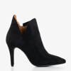 Жіночі чорні черевики на високому каблуці Annalisa - Взуття