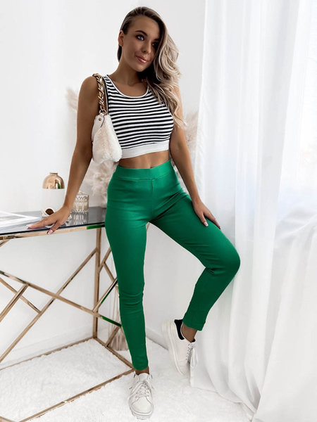Жіночі легінси зеленого кольору - Одяг
