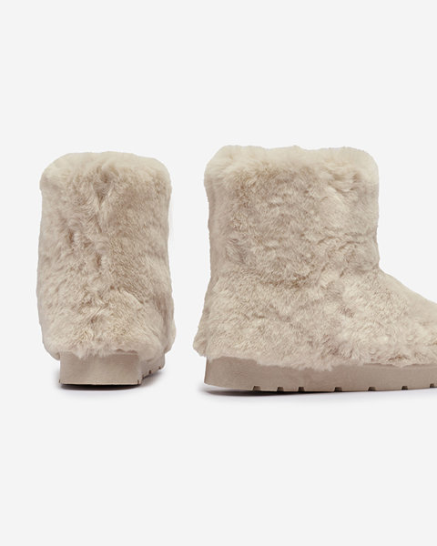 Жіночі снігоступи бежевого кольору Ottola- Взуття
