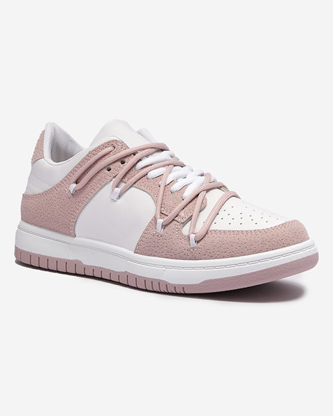 Жіночі спортивні кросівки біло-рожевого кольору Riloxi - Взуття