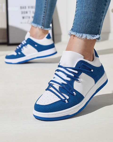 Жіночі спортивні кросівки біло-синього кольору Riloxi - Взуття