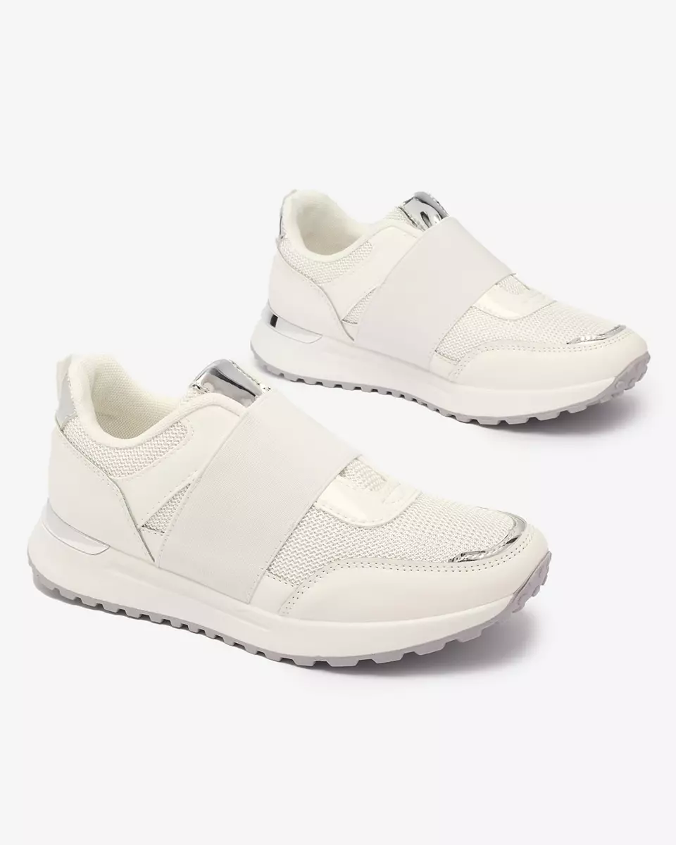 Жіночі спортивні сліпони білого кольору Wecale- Взуття